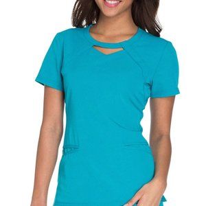 Careisma Medical Uniform Top CA602 Aqua Rush